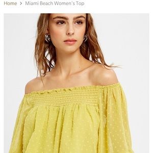 Off the shoulder top